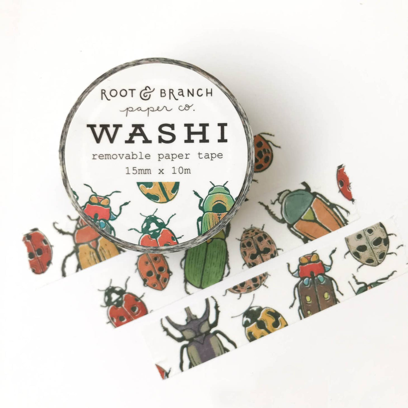 Root & Branch Paper Co. - Beetle Washi Tape