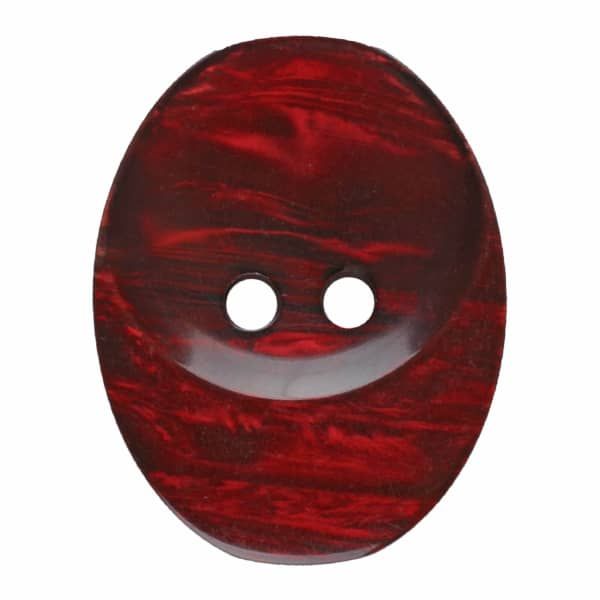 30mm Oval Button Wine 385835