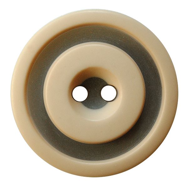 30mm Round Button Circle Tan 387824