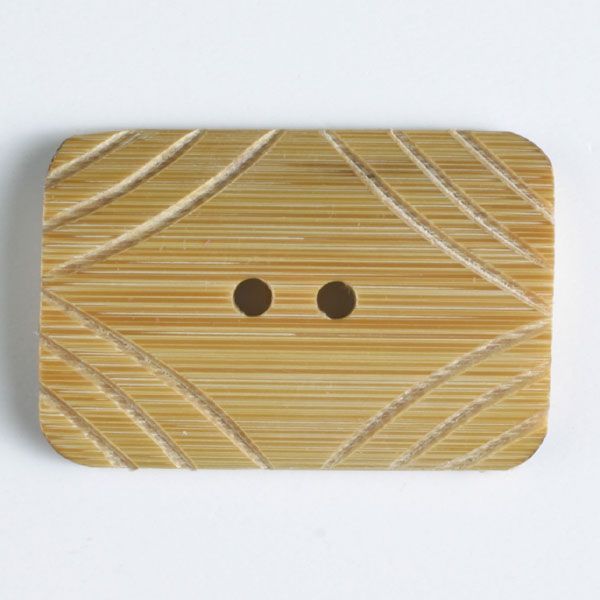 40mm Rectangle Wood Button 460031