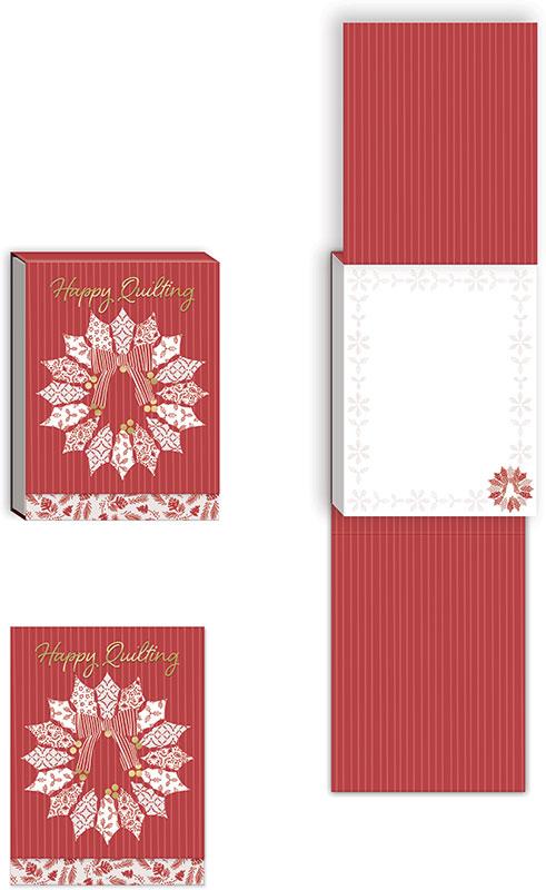 Pocket Notepad Red/White