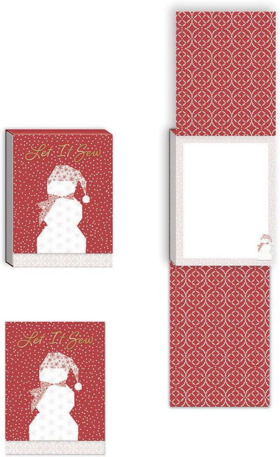 Pocket Notepad Red/White