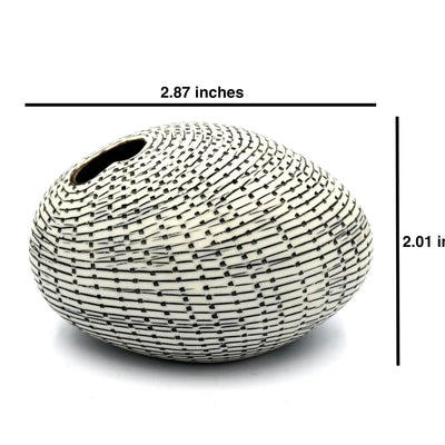 Pebble Mini S-Handcrafted Porcelain Bud Vase - Art Floral Trading