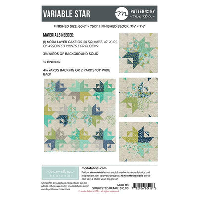 Variable Star Quilt Pattern