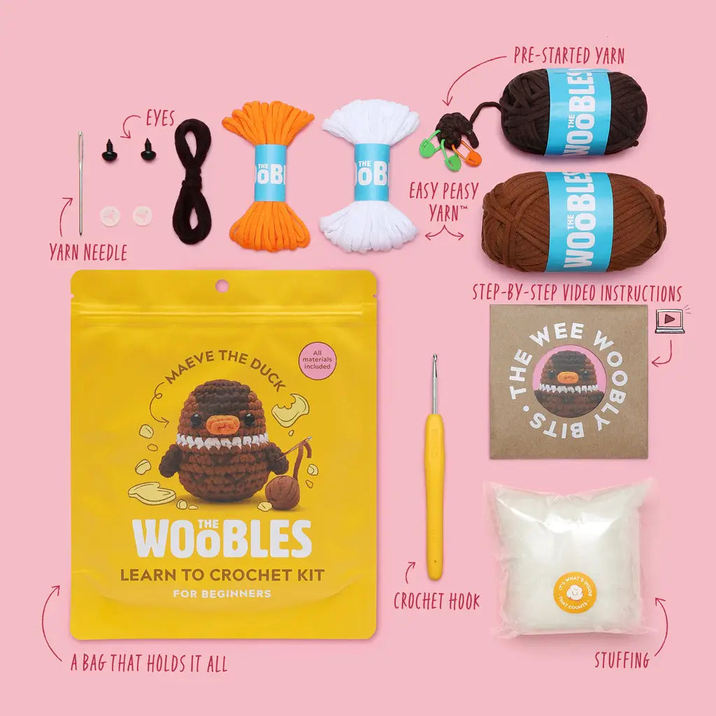 Woobles Maeve the Duck Crochet Kit – Stitchin' Post