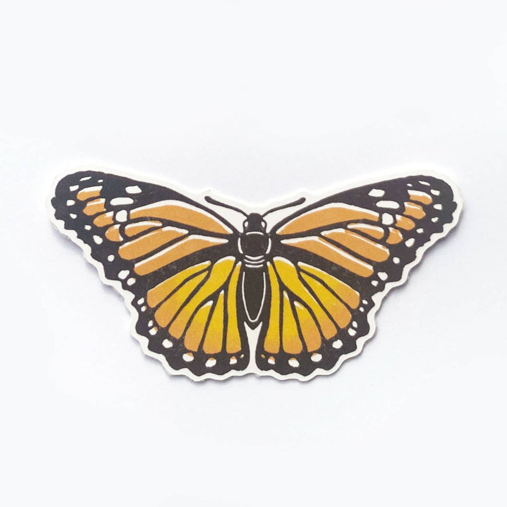 Monarch + Milkweed Sticker — Root & Branch Paper Co.