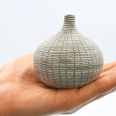 Congo Tiny S-Handcrafted Porcelain Bud Vase - Art Floral Trading