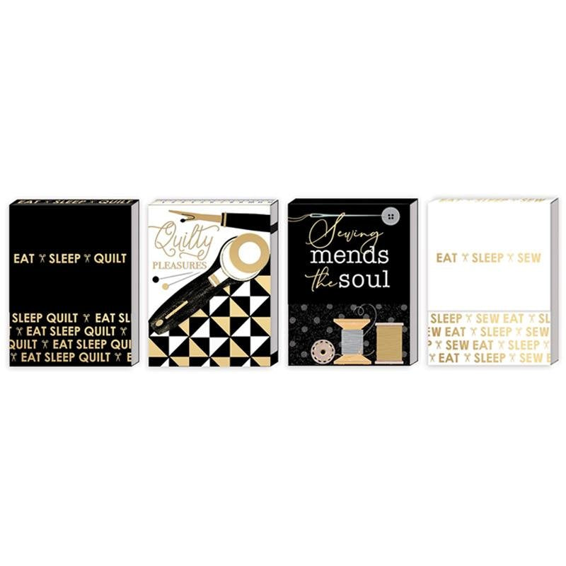 Pocket Notepads Black/Gold