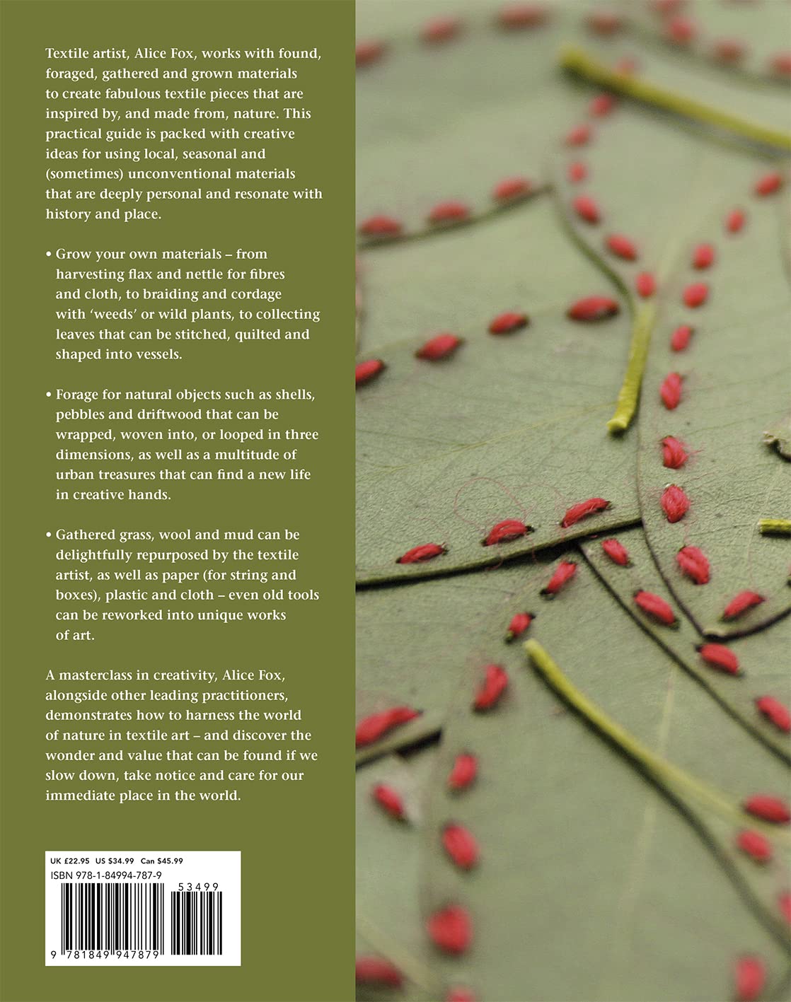 Wild Textiles Grown, Foraged, Found Book by Alice Fox