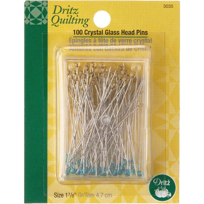 Crystal Glass Head Pins Dritz