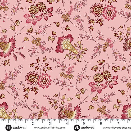 Fernshaw by Max & Louise Charles Pink A-1027-E