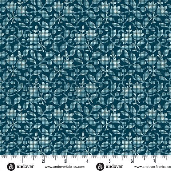 Beach House by Edyta Sitar Bougainvillea Blue A-1168-B