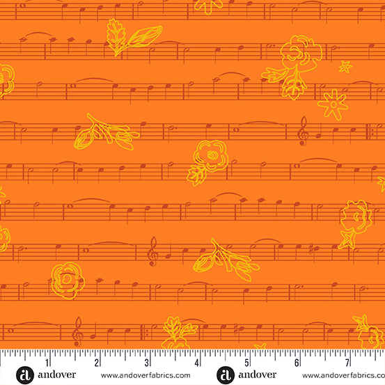 Soliloquy by Alison Glass Singalong Marigold A-1222-O