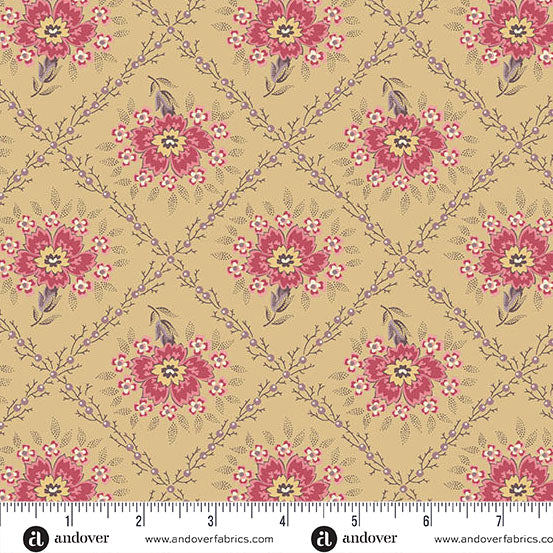 Wildflower Cottage Trellis Buttercup A-1591-R