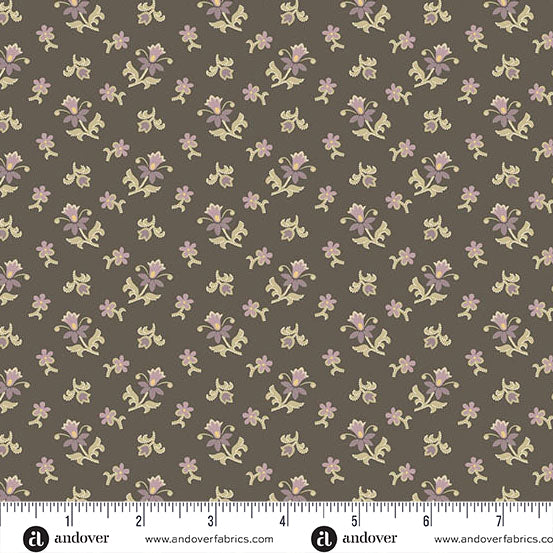 Wildflower Cottage Scatter Garden Charcoal A-1593-C
