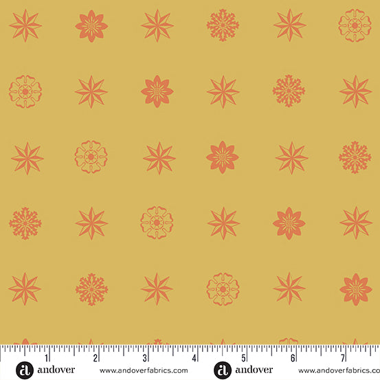 Ciao Bella By Eye Candy Quilts Rosette Amalfi Lemon A-947-Y