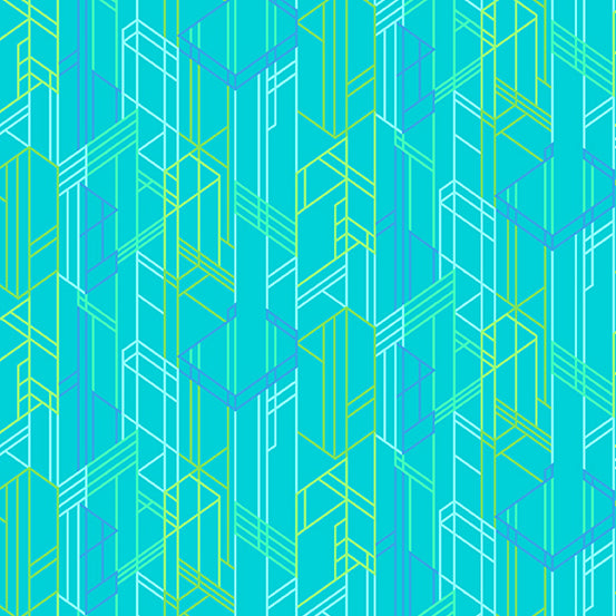 Deco Glo II by Giucy Giuce Meander Teal Fruit CS-276-T