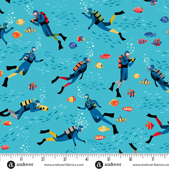 Deep Blue Sea Divers Light blue MU-138-B2