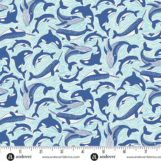 Deep Blue Sea Fins & Tails White MU-142-W
