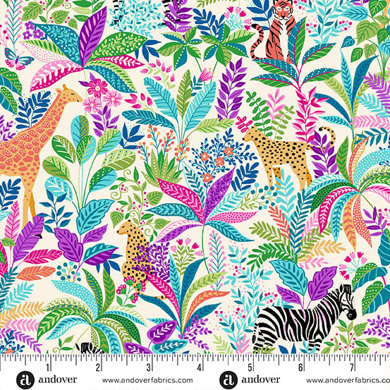 Tropica Wildlife White MU-146-Q