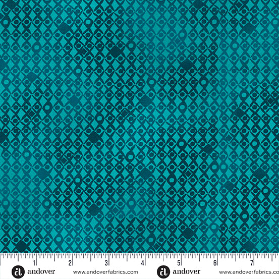 Tropica Lattice Teal MU-151-B