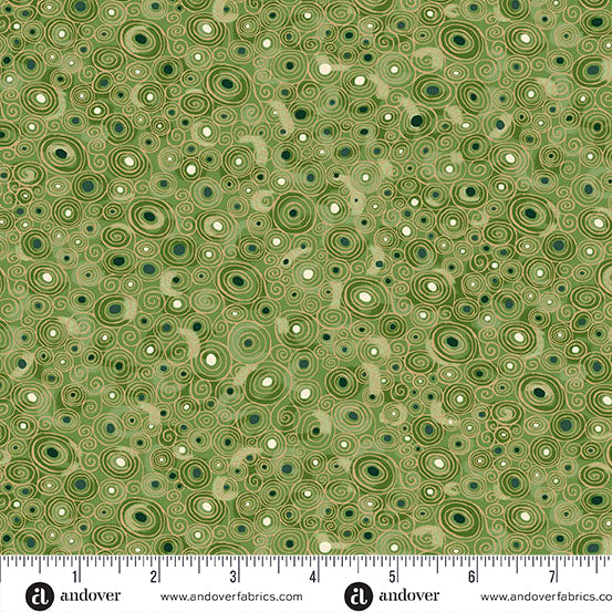Golden Scroll Green MU-158-G