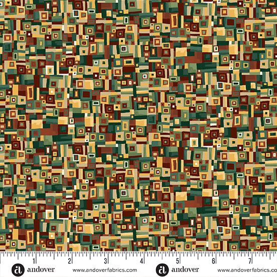 Golden Patchwork Green MU-160-G