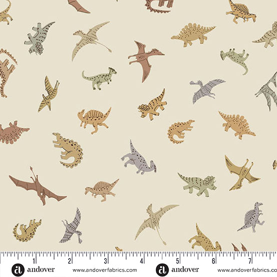 Prehistoric Pals Cream MU-168-Q