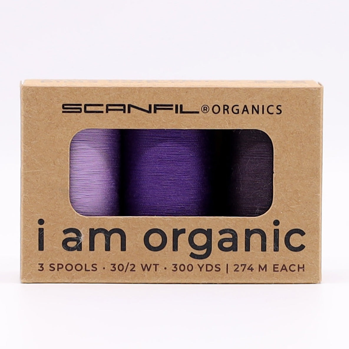 Scanfil Organic Thread Cool Purples 79674