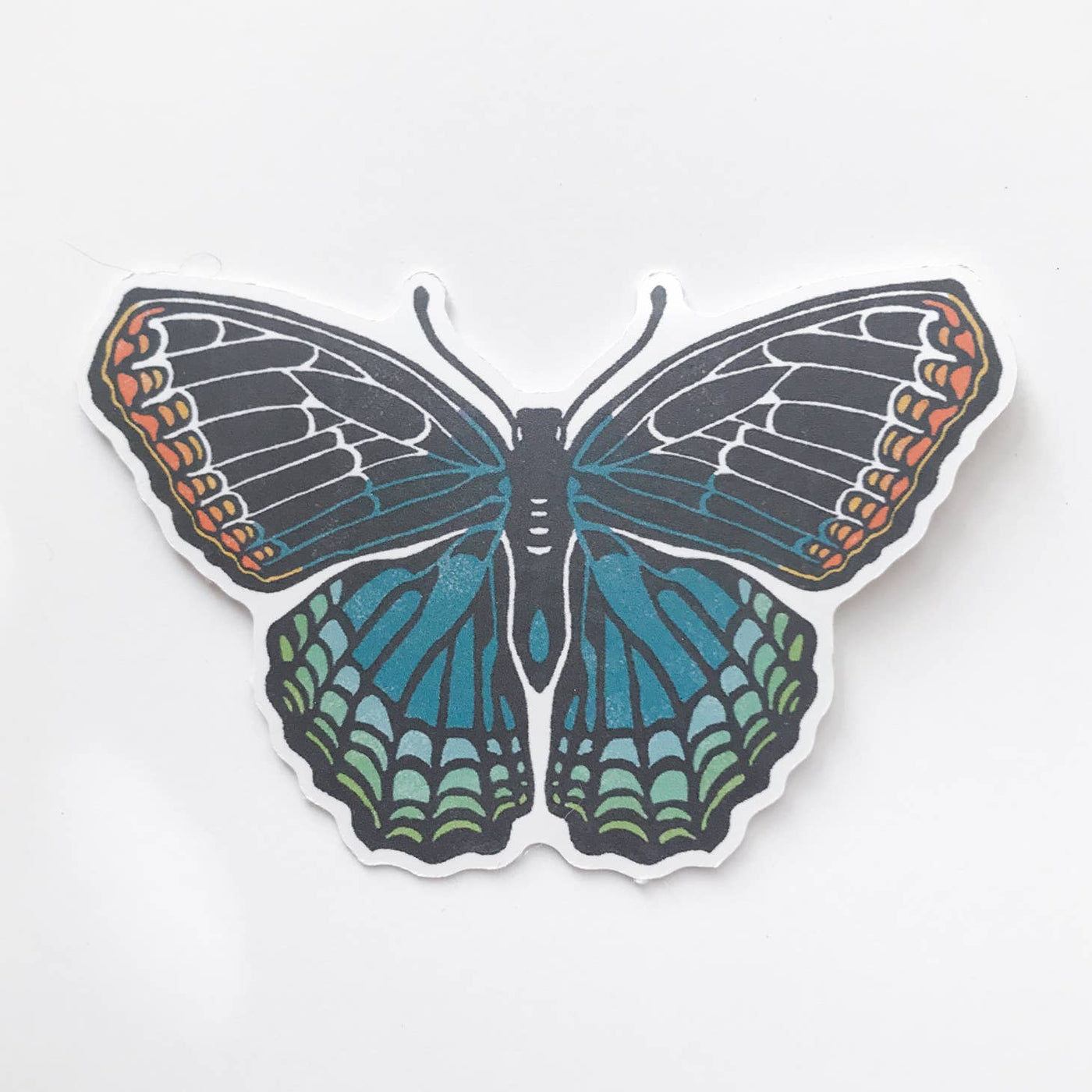 Root & Branch Paper Co. - Red Spotted Purple Butterfly Paper Sticker