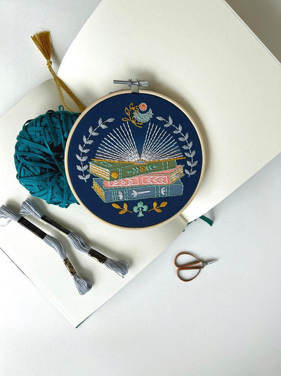 Reader Embroidery Kit by Rikrack