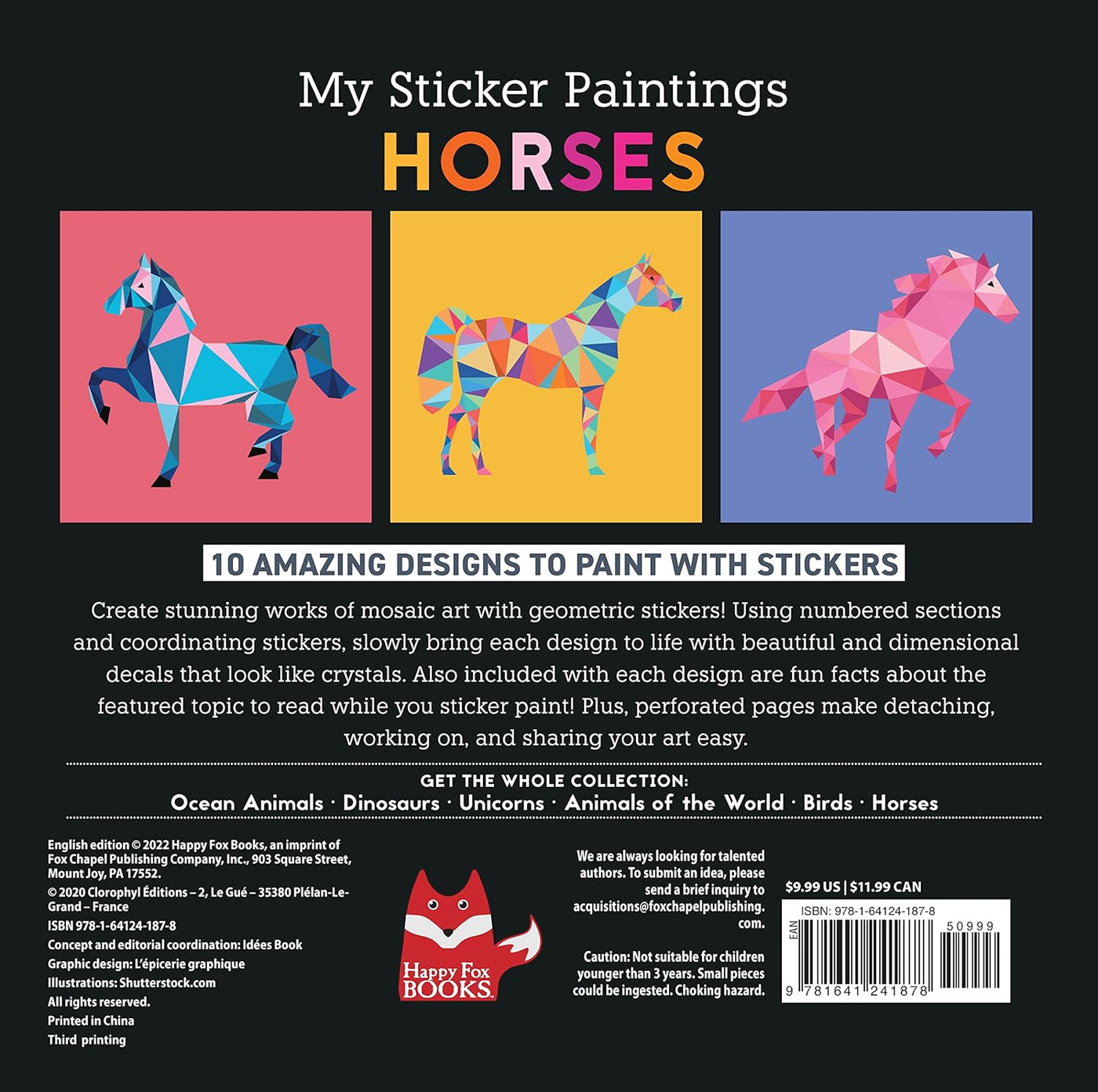 My Sticker Paintings Horses Book