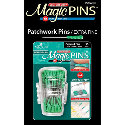 Magic Pins Heat Resistant Fine 1 7/16"  (.5mm x 36mm) Pins 50 ct