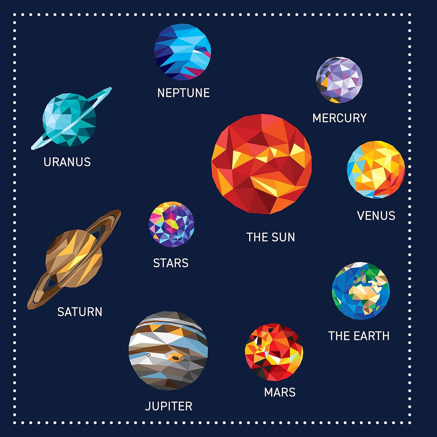 My Sticker Paintings Planets Book