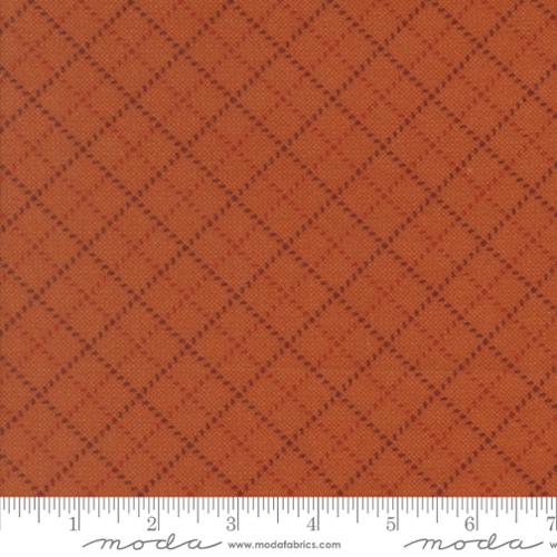 Prairie Gathering Flannel Rust 49315 21F