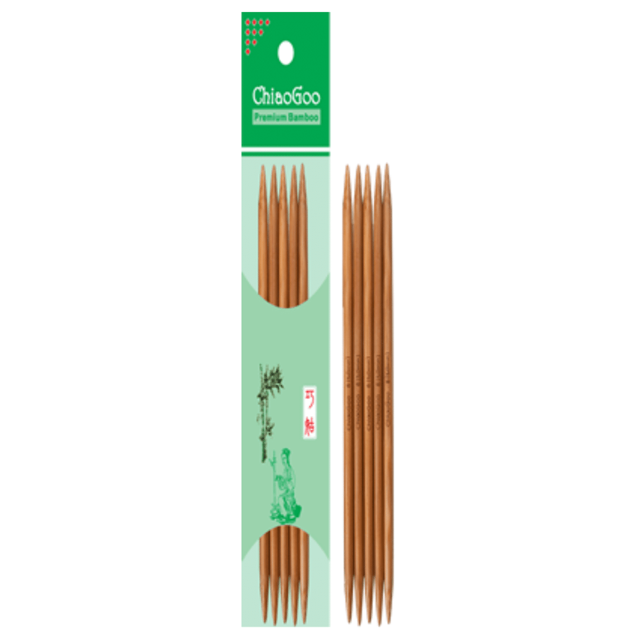 DPN 8" Size 10 Bamboo ChiaoGoo