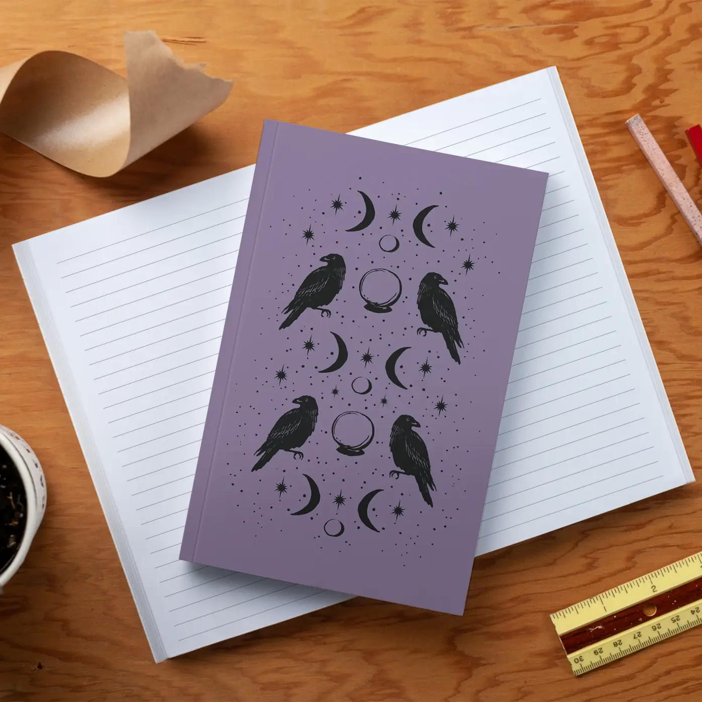 Raven of Fortune Classic Layflat Notebook