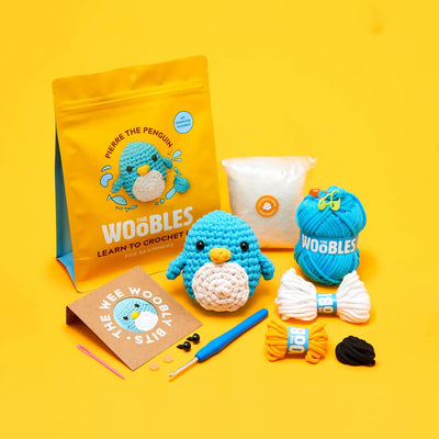 Woobles Pierre Penguin Beginner Crochet Kit
