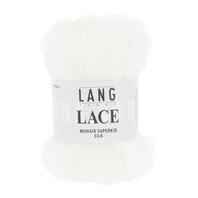Lang Lace 992-0001 58% SuperKid Mohair 42% Silk