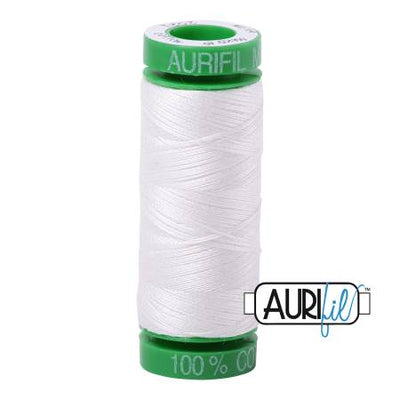 Aurifil Mako Cotton Embroidery Thread 40wt 164yds