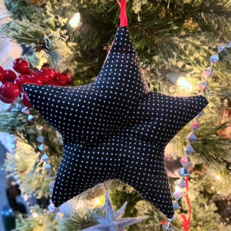 Red & White Star Ornament - Employee Boutique