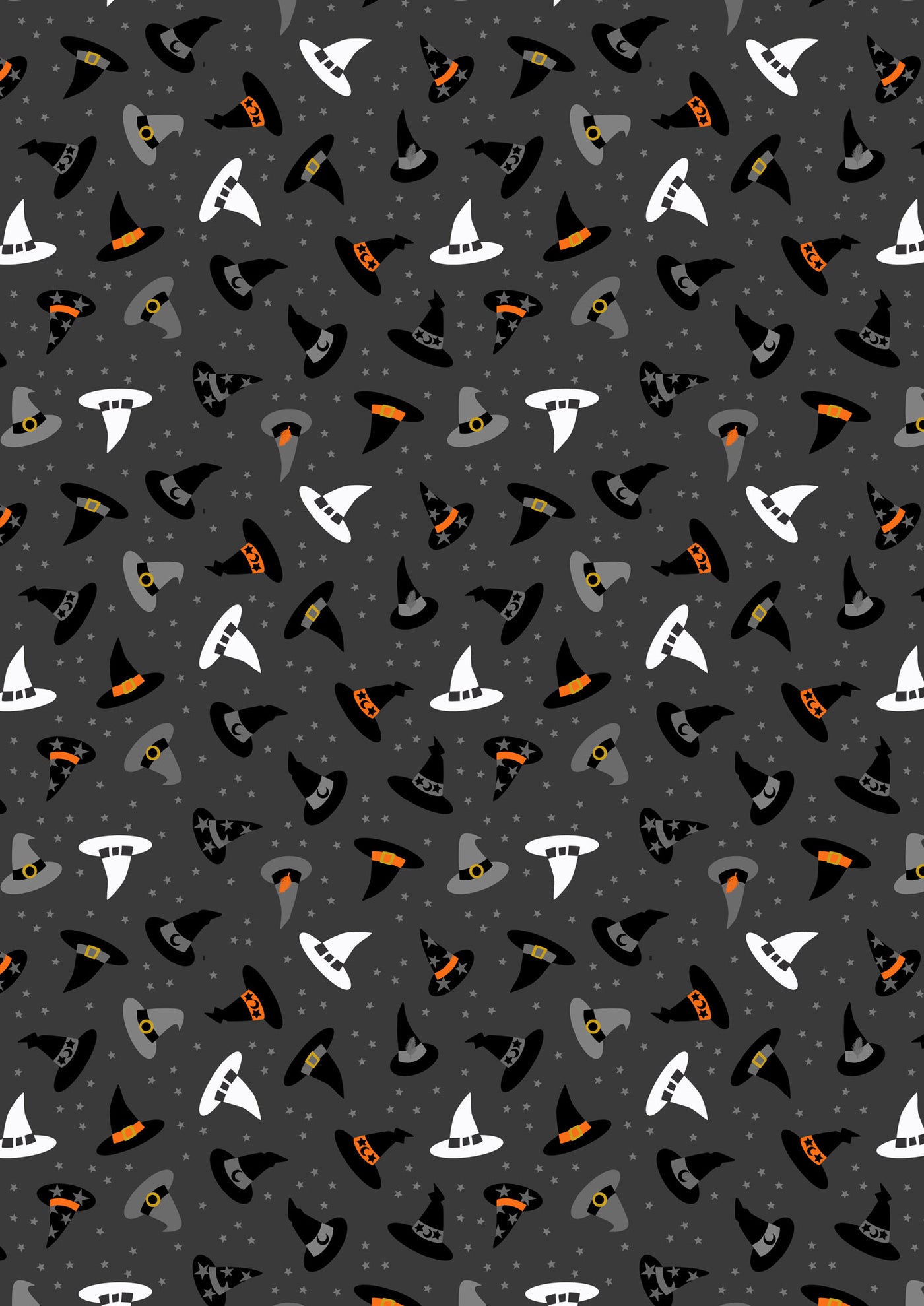 Witchy Woods Witches Hats Dark Grey A886C