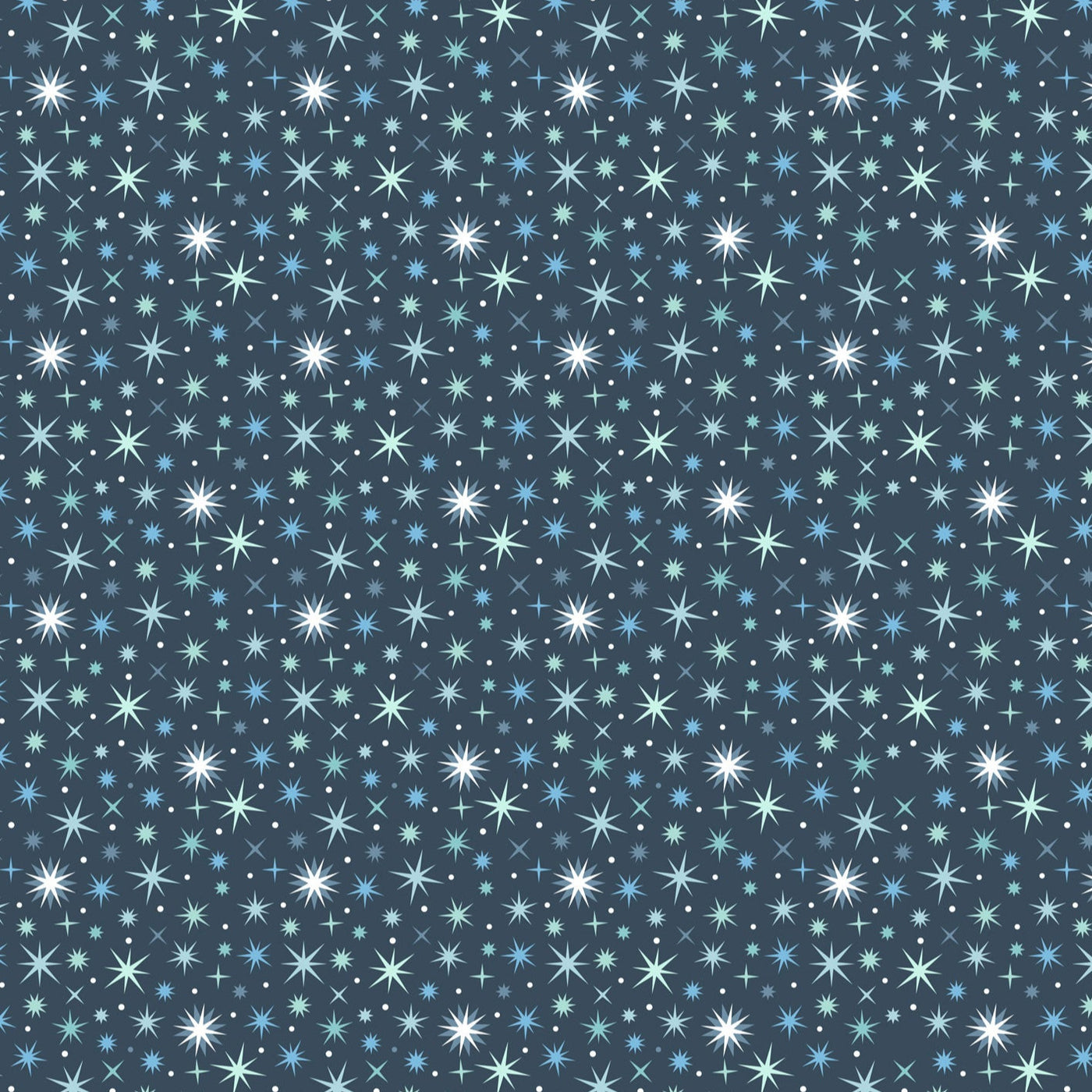 A Winter's Moon Stars Winter Blue A948C