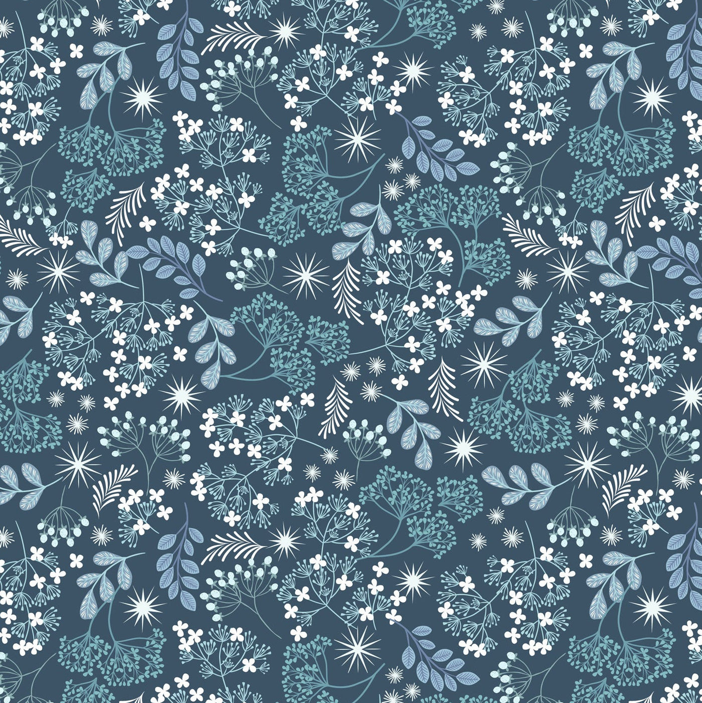 A Winter's Moon Foliage Blue A949C