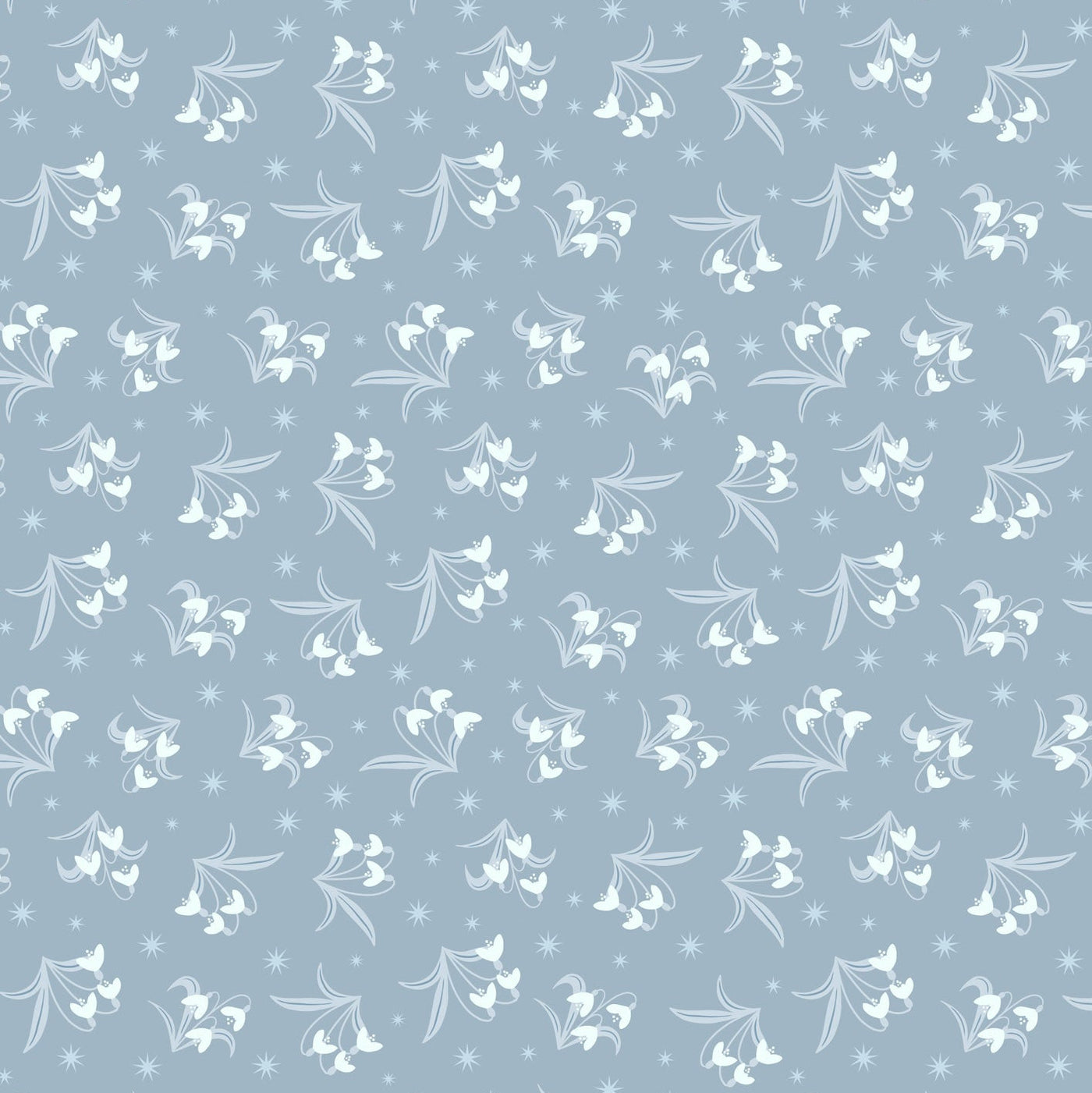 A Winter's Moon Snowdrops Grey A951A