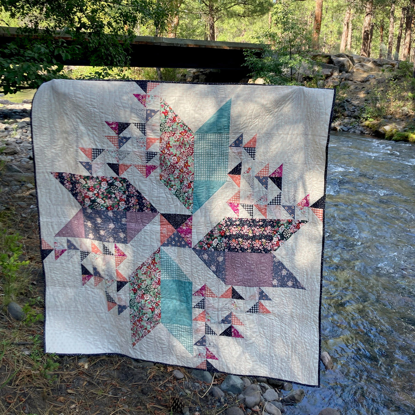 In The Afterglow Sample Sale Quilt