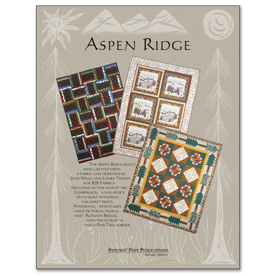 Aspen Ridge Quilts Pattern Stitchin Post Trifold Pattern