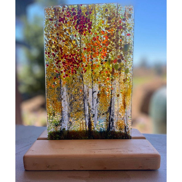 121 Painted Glass – Aspens with Susie Zeitner on 7/7/2025