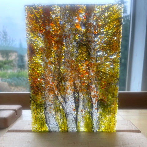 121 Painted Glass – Aspens with Susie Zeitner on 7/7/2025