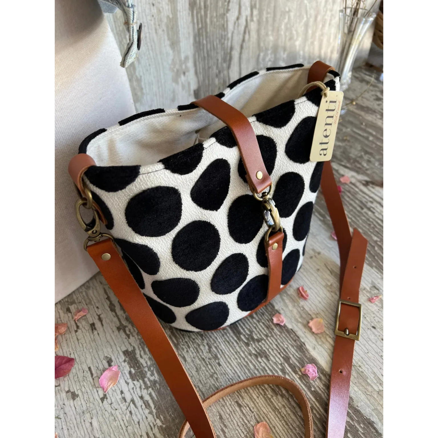 Atenti Spot On Night Halle Bucket Bag